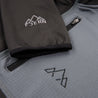 Fjern - Mens Bresprekk Half Zip Grid Fleece (Black/Charcoal) | Designed to meet the demands of ever-changing alpine conditions, the Bresprekk functions as both a winter baselayer and a lightweight midlayer