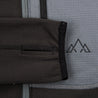 Fjern - Mens Bresprekk Half Zip Grid Fleece (Black/Charcoal) | Designed to meet the demands of ever-changing alpine conditions, the Bresprekk functions as both a winter baselayer and a lightweight midlayer