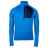 Fjern - Mens Bresprekk Half Zip Grid Fleece (Cobalt/Navy) | Designed to meet the demands of ever-changing alpine conditions, the Bresprekk functions as both a winter baselayer and a lightweight midlayer