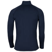 Fjern - Mens Bresprekk Half Zip Grid Fleece (Navy/Rust) | Designed to meet the demands of ever-changing alpine conditions, the Bresprekk functions as both a winter baselayer and a lightweight midlayer