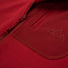 Fjern - Mens Bresprekk Half Zip Grid Fleece (Raspberry Red/Rust) | Designed to meet the demands of ever-changing alpine conditions, the Bresprekk functions as both a winter baselayer and a lightweight midlayer