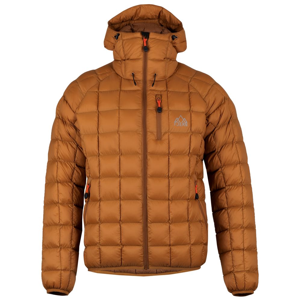 Fjern - Mens Eldur Eco Insulated Jacket (Mustard) | The Eldur Jacket is your essential lightweight, warm, and sustainable choice for outdoor adventures