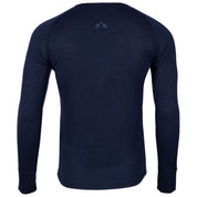 Fjern - Mens Första Merino Blend Long Sleeve Crew Baselayer (Navy) | Explore the outdoors with the Första, a versatile and lightweight technical crew top designed for the active adventurer