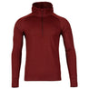 Fjern - Mens Första Merino Blend Long Sleeve Hoodie Baselayer (Rust) | Embark on your next adventure with the Första Hoodie, a lightweight and high-performance technical hoodie