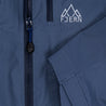 Fjern - Mens Forsvar Eco Waterproof Jacket (Indigo) | A testament to sustainable exploration, the Forsvar integrates planet-conscious waterproofing with a 15k/15k ecoSHIELD® fabric, crafted entirely from recycled polyester