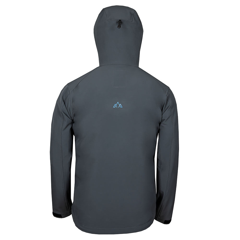 Fjern - Mens Grenser Softshell Jacket (Charcoal/Cobalt) | Conquer the mountains with the Grenser softshell, the ultimate jacket for alpine adventures