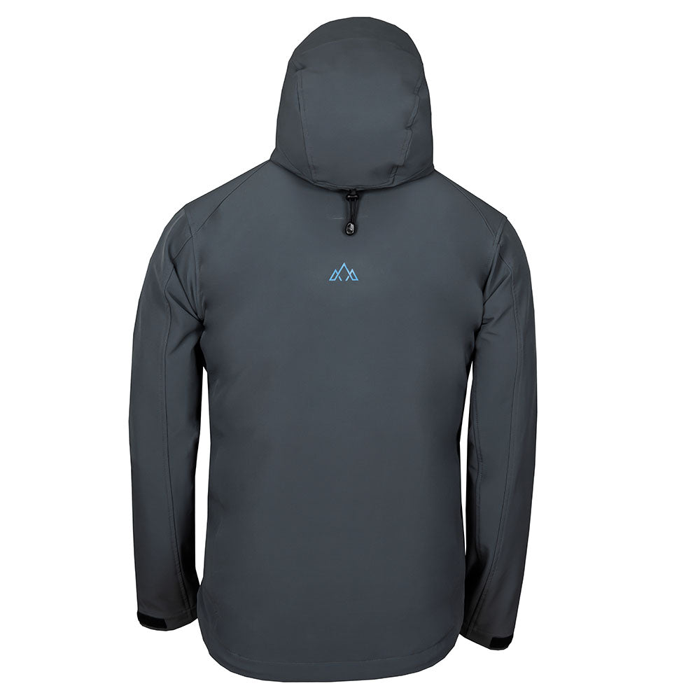 Fjern - Mens Grenser Softshell Jacket (Charcoal/Cobalt) | Conquer the mountains with the Grenser softshell, the ultimate jacket for alpine adventures