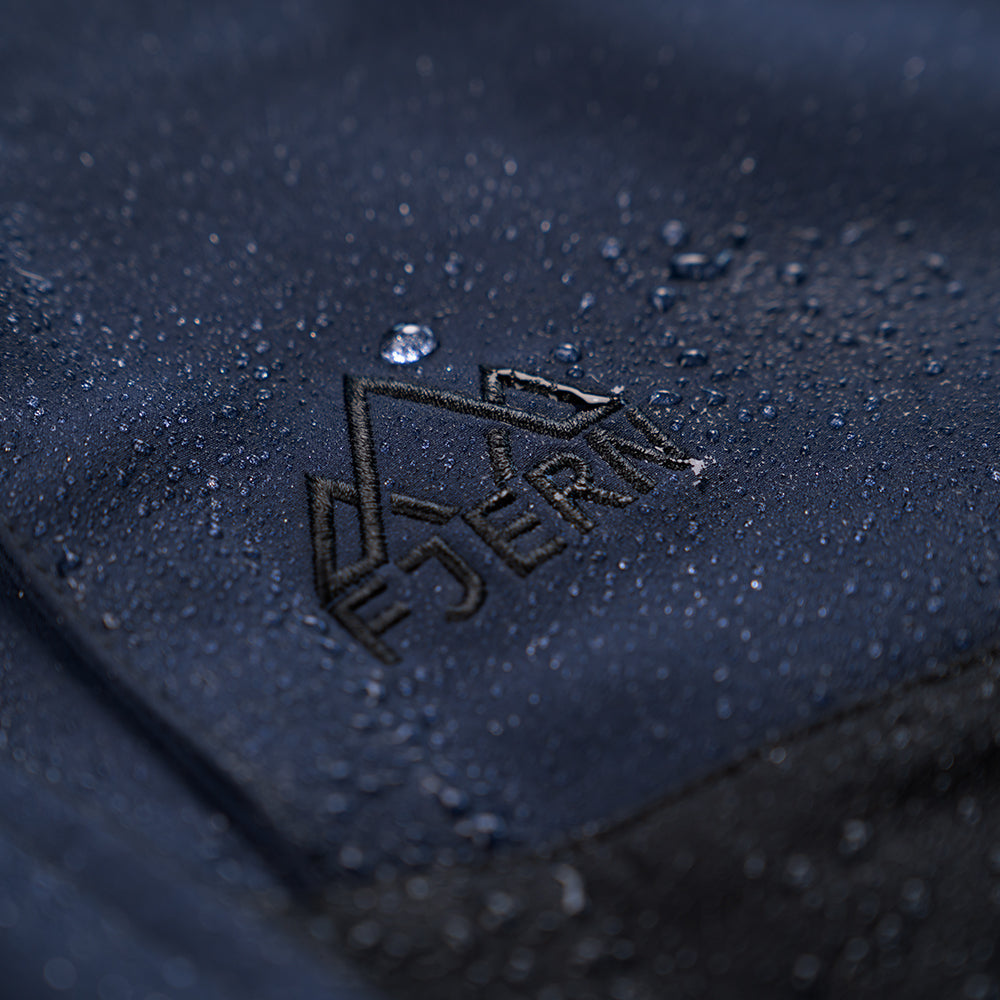 Fjern - Mens Hagna Eco Softshell Trousers (Navy/Black) | Explore the wild with trousers designed for the most challenging terrains
