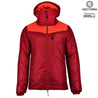 Fjern - Mens Husly Super Insulated Jacket (Red/Orange) | Brave the extreme cold with our warmest insulated layer, perfect for climbing and outdoor adventures in frigid conditions