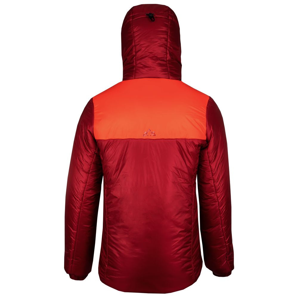Fjern - Mens Husly Super Insulated Jacket (Red/Orange) | Brave the extreme cold with our warmest insulated layer, perfect for climbing and outdoor adventures in frigid conditions