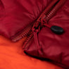 Fjern - Mens Husly Super Insulated Jacket (Red/Orange) | Brave the extreme cold with our warmest insulated layer, perfect for climbing and outdoor adventures in frigid conditions