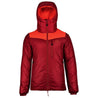 Fjern - Mens Husly Super Insulated Jacket (Red/Orange) | Brave the extreme cold with our warmest insulated layer, perfect for climbing and outdoor adventures in frigid conditions