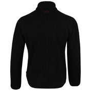 Fjern - Mens Koselig Polartec Fleece Jacket (Black/Rust) | Stay warm and cosy on your alpine adventures with our mid-layer Polartec fleece
