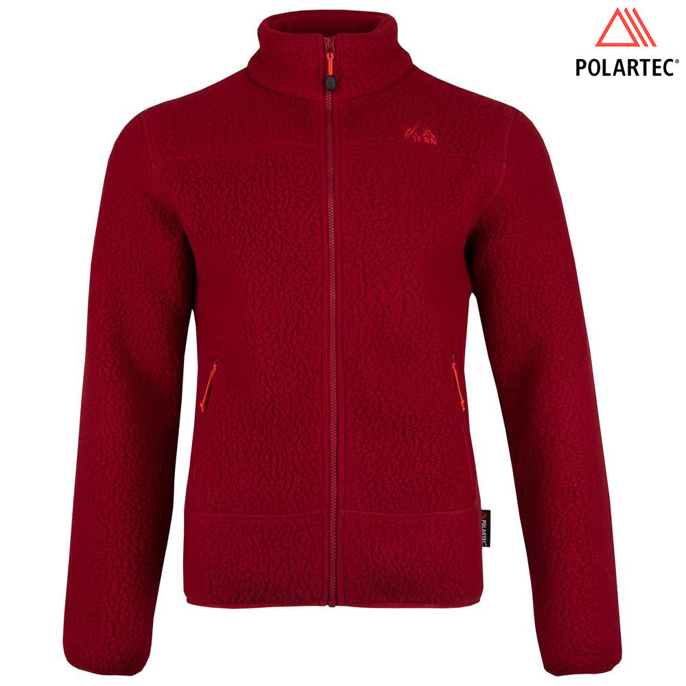 Orange) | Stay warm and cosy on your alpine adventures with our mid-layer Polartec fleece
