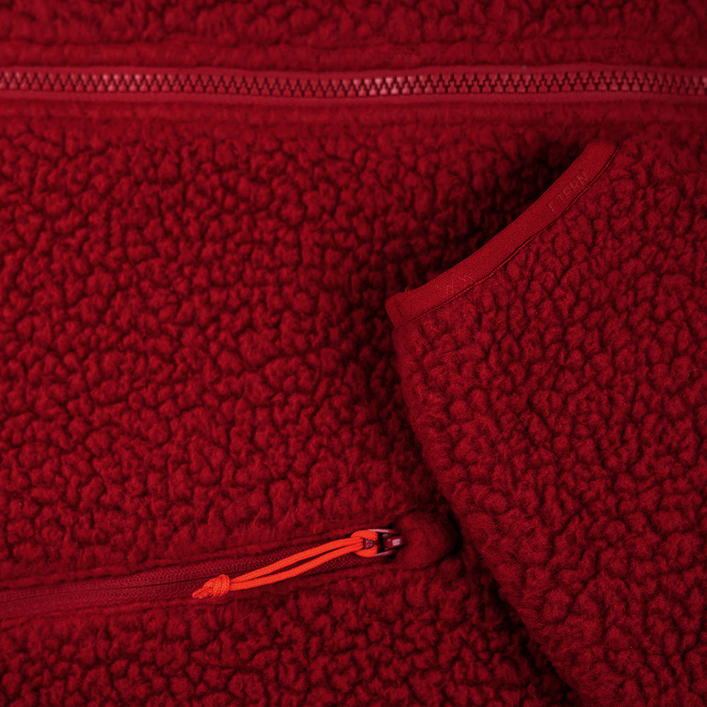 Fjern - Mens Koselig Polartec Fleece Jacket (Red/Orange)