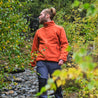 Fjern - Mens Mysig Eco Full Zip Fleece (Burnt Orange/Navy) | The Mysig Eco Fleece is your essential mid-layer for every outdoor adventure