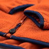 Fjern - Mens Mysig Eco Full Zip Fleece (Burnt Orange/Navy) | The Mysig Eco Fleece is your essential mid-layer for every outdoor adventure
