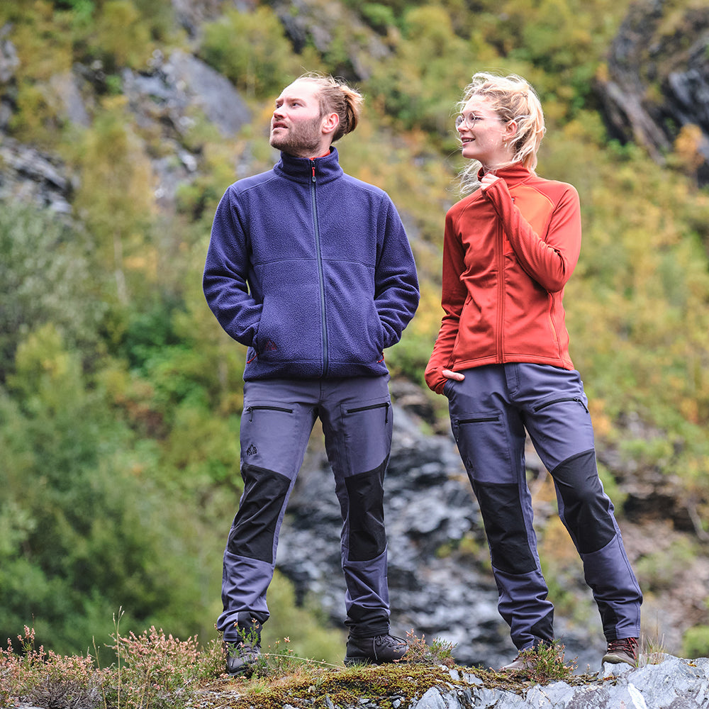 Rust) | The Mysig Eco Fleece is your essential mid-layer for every outdoor adventure