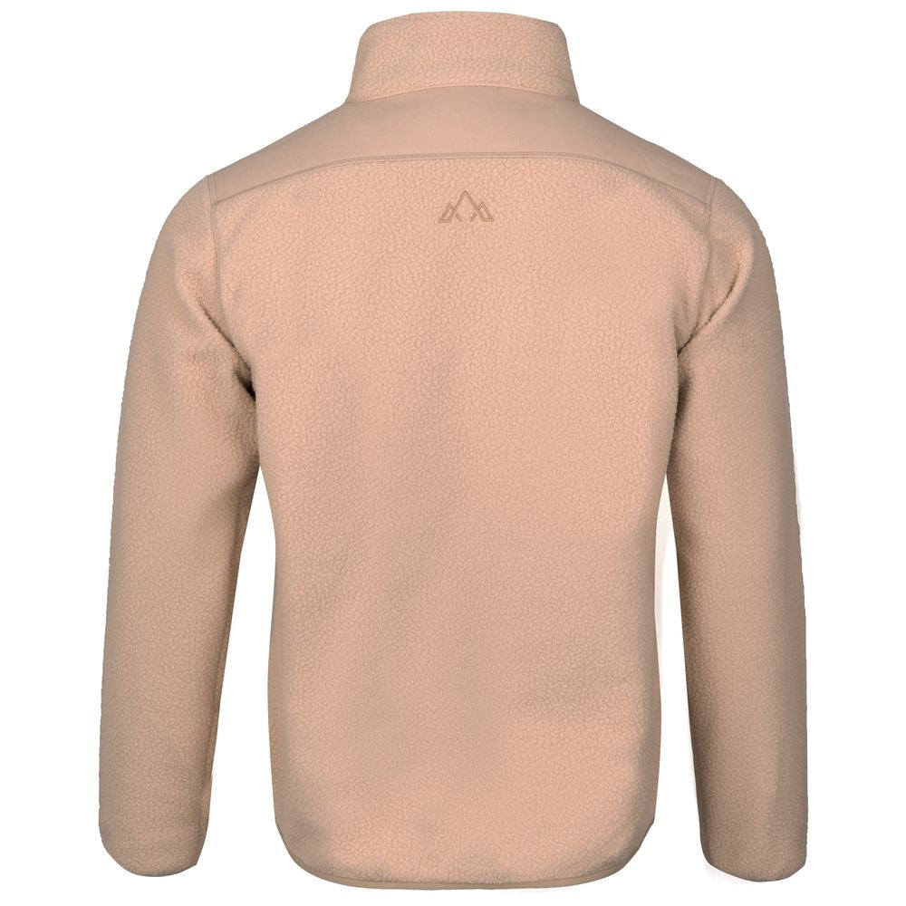 Fjern  Mens Mysig Eco Half Zip Fleece (Oatmeal/Grey Brown)