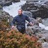 Fjern - Mens Mysig Eco Half Zip Fleece (Storm/Lime) | The Mysig Eco Fleece is your essential mid-layer for every outdoor adventure
