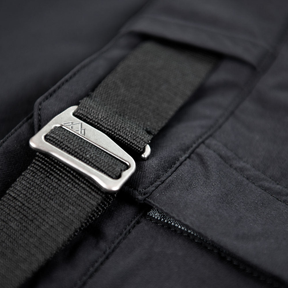 Fjern - Mens Nord Softshell Trousers (Black/Charcoal) | Conquer any terrain with our Nord mountaineering trousers, designed for all-season hiking