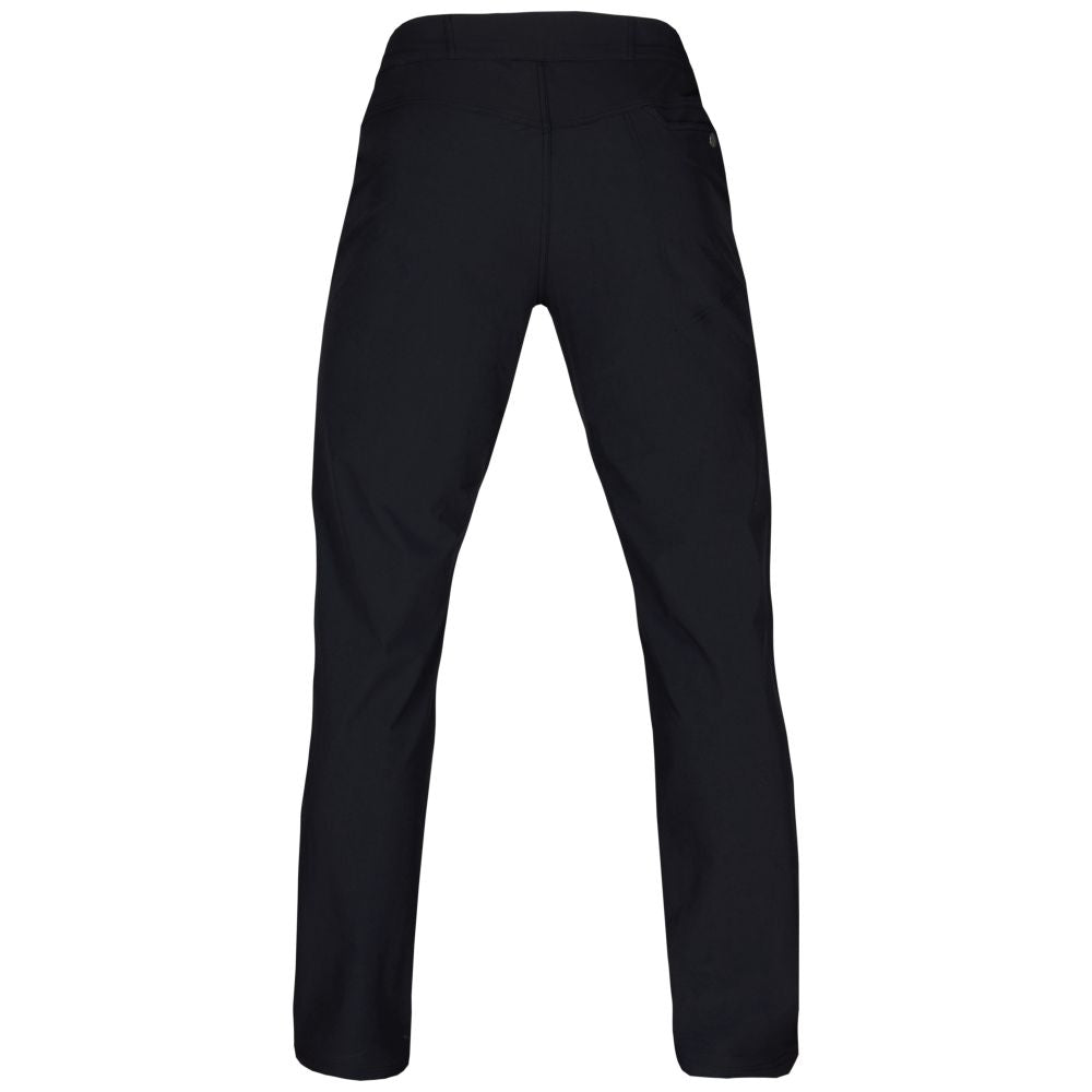 Fjern - Mens Nord Softshell Trousers (Black/Rust) | Conquer any terrain with our Nord mountaineering trousers, designed for all-season hiking