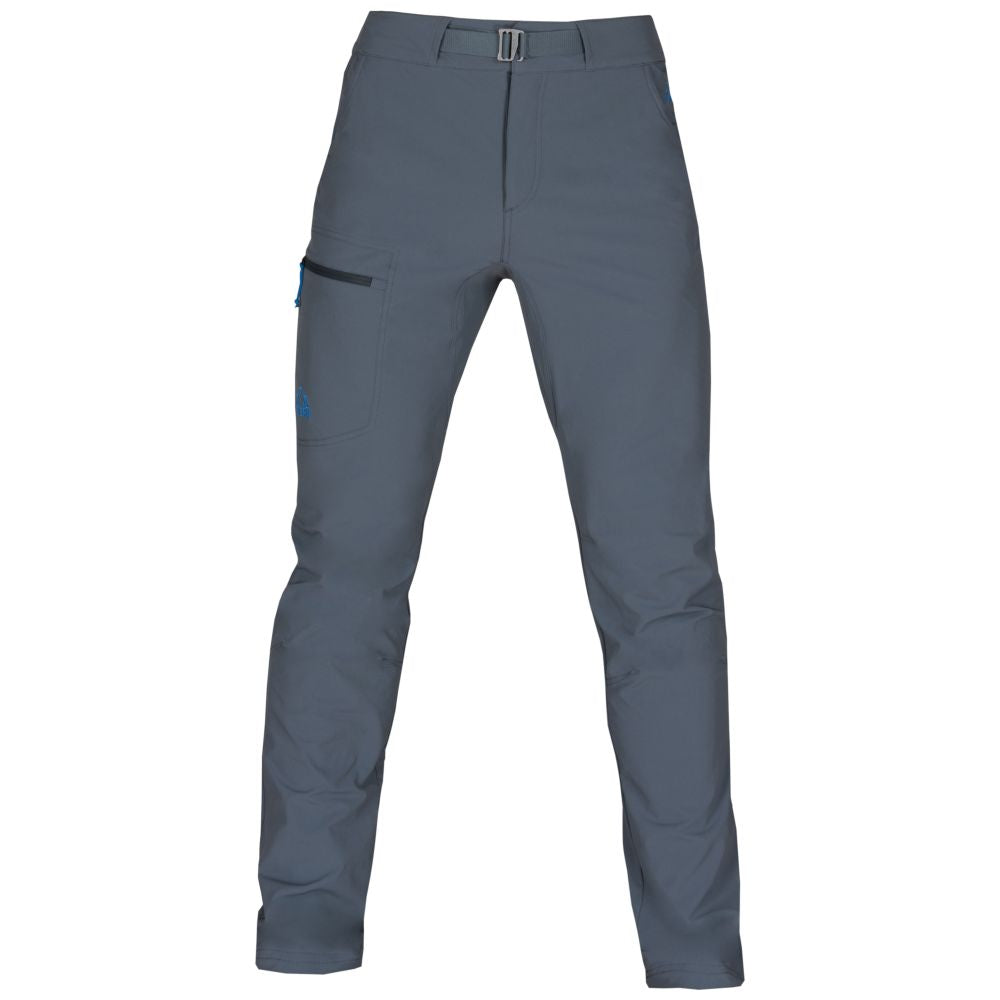 Fjern - Mens Nord Softshell Trousers (Charcoal/Teal) | Conquer any terrain with our Nord mountaineering trousers, designed for all-season hiking