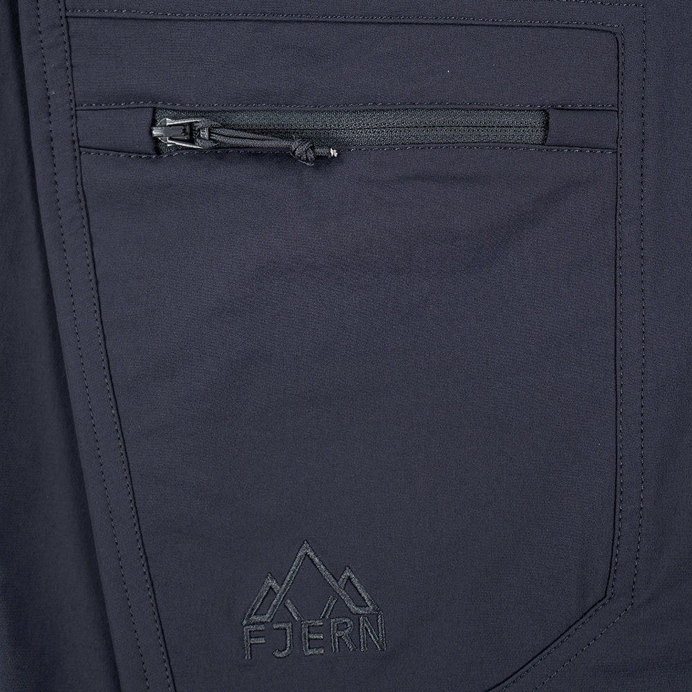 Fjern - Mens Nord Softshell Trousers (Storm Grey) | Conquer any terrain with our Nord mountaineering trousers, designed for all-season hiking