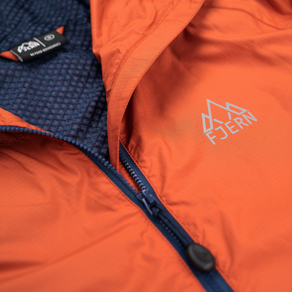 Fjern - Mens Octa Insulated Jacket (Burnt Orange/Navy) | Our Octa jacket is a lightweight, versatile layer ideal for any adventure