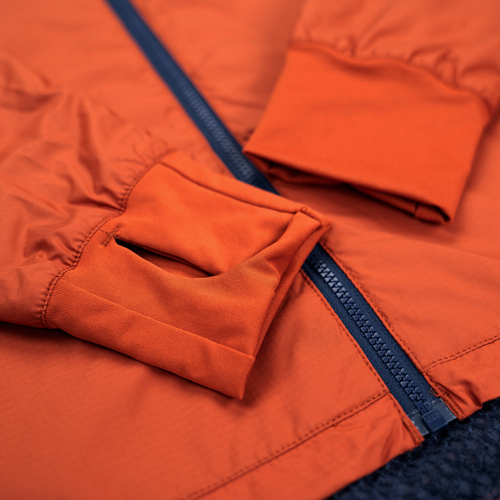 Fjern - Mens Octa Insulated Jacket (Burnt Orange/Navy) | Our Octa jacket is a lightweight, versatile layer ideal for any adventure