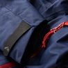 Fjern - Mens Orkan Waterproof Shell Jacket (Navy/Rust) | Face the harshest alpine challenges with confidence in the Orkan jacket, engineered to excel in extreme conditions