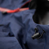 Fjern - Mens Orkan Waterproof Shell Jacket (Navy/Rust) | Face the harshest alpine challenges with confidence in the Orkan jacket, engineered to excel in extreme conditions