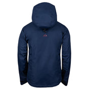 Fjern - Mens Orkan Waterproof Shell Jacket (Navy/Rust) | Face the harshest alpine challenges with confidence in the Orkan jacket, engineered to excel in extreme conditions