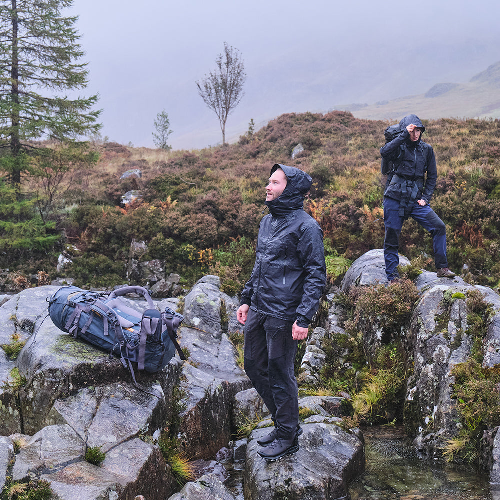 Fjern - Mens Orkan Waterproof Shell Jacket (Stealth) | Face the harshest alpine challenges with confidence in the Orkan jacket, engineered to excel in extreme conditions