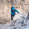 Fjern - Mens Orkan Waterproof Shell Jacket (Teal/Orange) | Face the harshest alpine challenges with confidence in the Orkan jacket, engineered to excel in extreme conditions