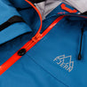 Fjern - Mens Orkan Waterproof Shell Jacket (Teal/Orange) | Face the harshest alpine challenges with confidence in the Orkan jacket, engineered to excel in extreme conditions