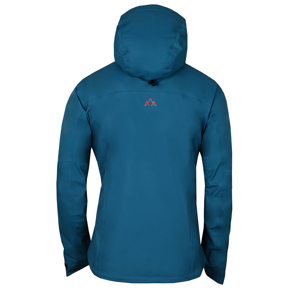 Fjern - Mens Orkan Waterproof Shell Jacket (Teal/Orange) | Face the harshest alpine challenges with confidence in the Orkan jacket, engineered to excel in extreme conditions