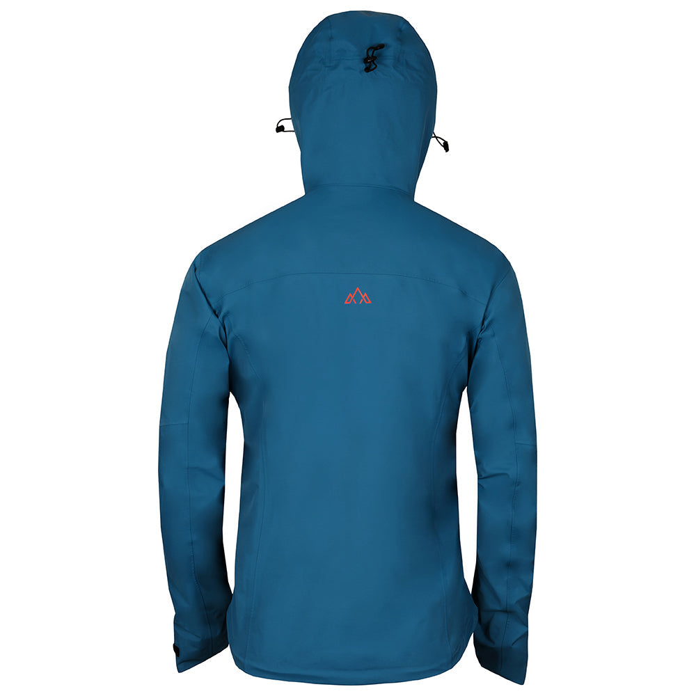 Fjern - Mens Orkan Waterproof Shell Jacket (Teal/Orange) | Face the harshest alpine challenges with confidence in the Orkan jacket, engineered to excel in extreme conditions