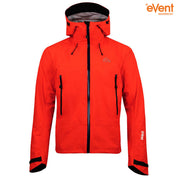 Fjern - Mens Orkan Waterproof Shell Jacket (Orange/Navy) | Face the harshest alpine challenges with confidence in the Orkan jacket, engineered to excel in extreme conditions
