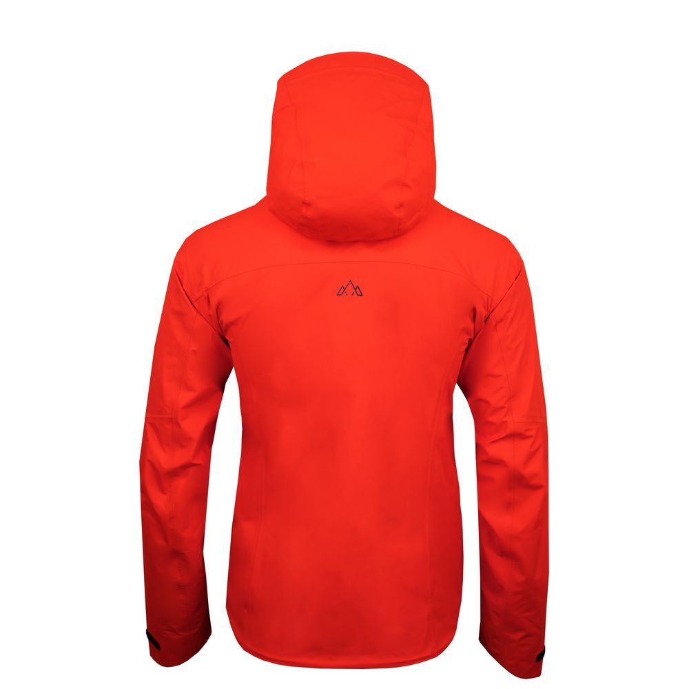 Fjern - Mens Orkan Waterproof Shell Jacket (Orange/Navy) | Face the harshest alpine challenges with confidence in the Orkan jacket, engineered to excel in extreme conditions