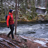 Fjern - Mens Orkan Waterproof Shell Jacket (Orange/Rust) | Face the harshest alpine challenges with confidence in the Orkan jacket, engineered to excel in extreme conditions