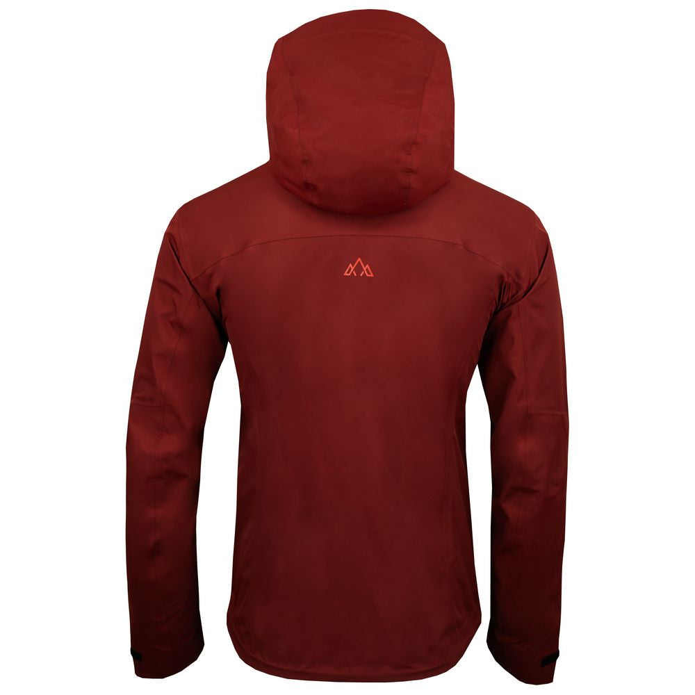 Fjern - Mens Orkan Waterproof Shell Jacket (Rust/Orange) | Face the harshest alpine challenges with confidence in the Orkan jacket, engineered to excel in extreme conditions