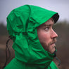 Fjern - Mens Skjold Packable Waterproof Jacket (Green/Pine) | The Skjold is your ultimate shield for fast and light activities, designed to keep you active in any weather