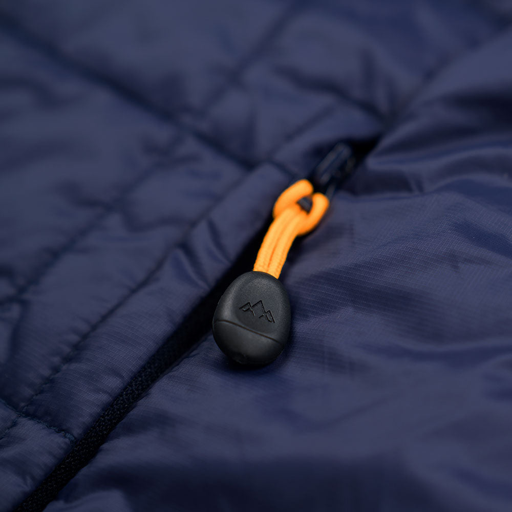 Fjern - Mens Skydda Eco Packable Insulated Jacket (Navy/Sunshine) | The Skydda is your lightweight, packable companion
