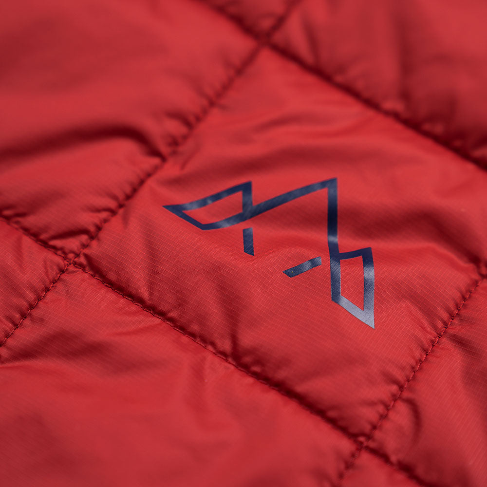 Fjern - Mens Skydda Eco Packable Insulated Jacket (Rust/Navy) | The Skydda is your lightweight, packable companion
