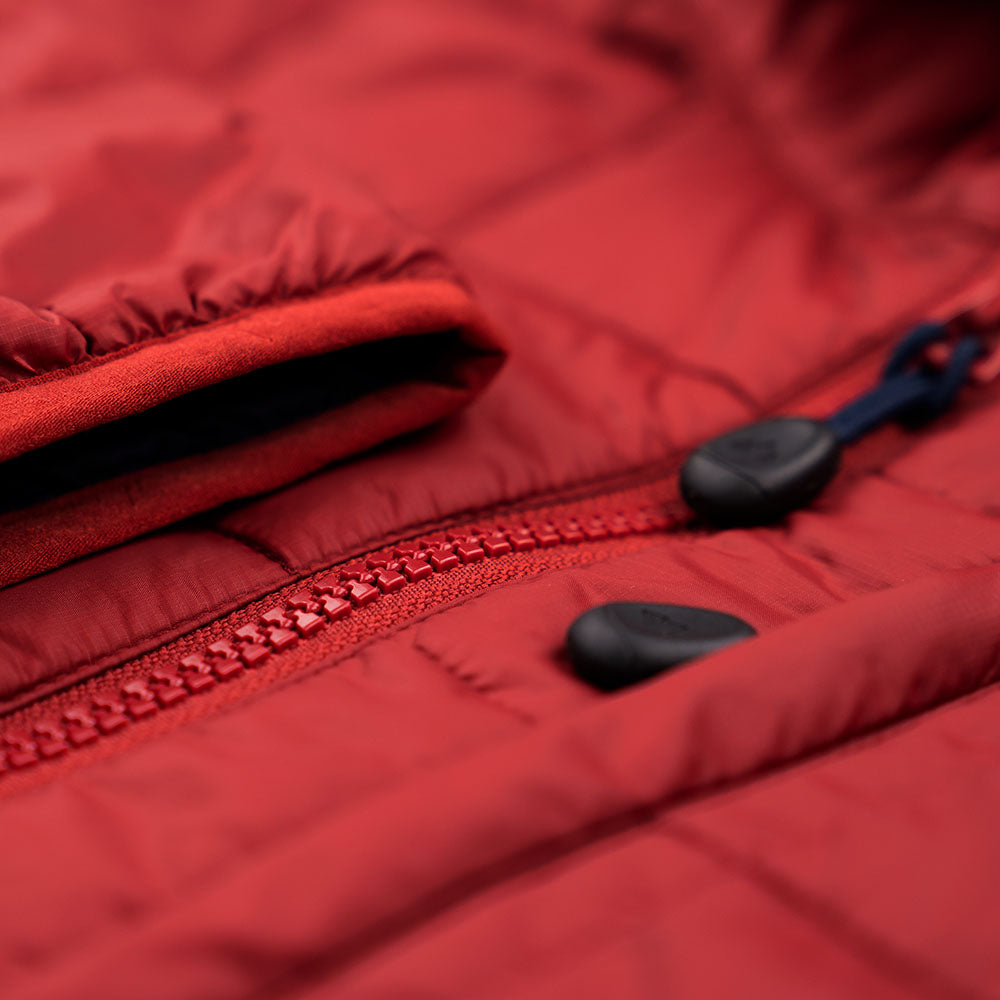 Fjern - Mens Skydda Eco Packable Insulated Jacket (Rust/Navy) | The Skydda is your lightweight, packable companion