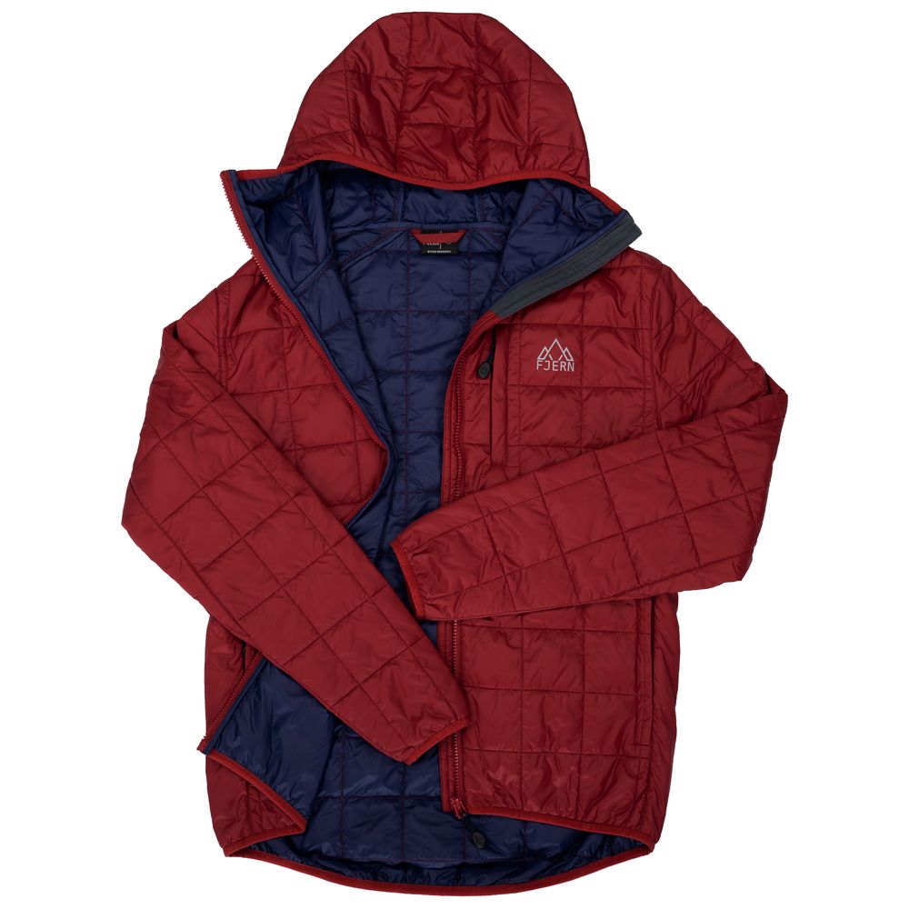 Fjern - Mens Skydda Eco Packable Insulated Jacket (Rust/Navy) | The Skydda is your lightweight, packable companion