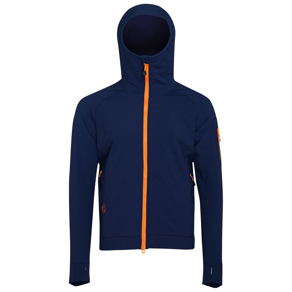 Fjern - Mens Syklon Stormfleece Hoodie (Navy/Sunshine) | Conquer any adventure with a hoodie designed for peak performance