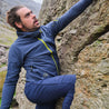 Fjern - Mens Syklon Stormfleece Hoodie (Storm/Lime) | Conquer any adventure with a hoodie designed for peak performance