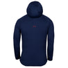 Fjern - Mens Vandring Stretch Fleece Jacket (Navy/Rust) | The Vandring is a mid-weight technical fleece hoodie designed for warmth, flexibility, and performance